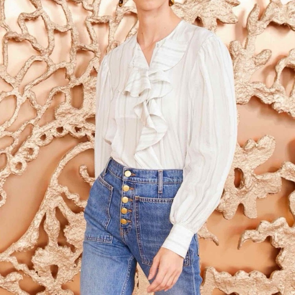 Ulla Johnson Adelaide silk blouse